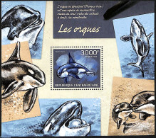 Central Africa 2014 Killer Whales, Mint NH, Nature - Sea Mammals - República Centroafricana