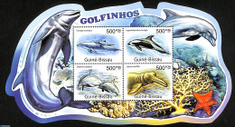 Guinea Bissau 2011 Dolphins, Mint NH, Nature - Sea Mammals - Guinea-Bissau