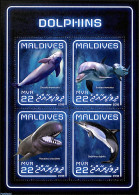 Maldives 2018 Dolphins, Mint NH, Nature - Sea Mammals - Maldivas (1965-...)