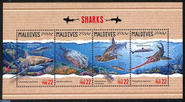 Maldives 2018 Sharks, Mint NH, Nature - Sea Mammals - Maldivas (1965-...)