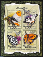 Central Africa 2018 Butterflies, Mint NH, Nature - Butterflies - Central African Republic