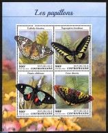 Central Africa 2018 Butterflies, Mint NH, Nature - Butterflies - Central African Republic