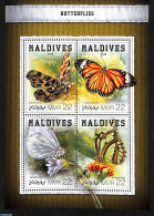 Maldives 2018 Butterflies, Mint NH, Nature - Butterflies - Maldiven (1965-...)