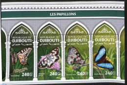 Djibouti 2018 Butterflies, Mint NH, Nature - Butterflies - Djibouti (1977-...)