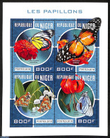 Niger 2018 Butterflies, Mint NH, Nature - Butterflies - Niger (1960-...)