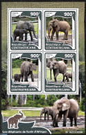 Central Africa 2016 Elephants, Mint NH, Nature - Elephants - Central African Republic