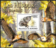 Burundi 2011 Owls, Mint NH, Nature - Birds - Birds Of Prey - Owls - Autres & Non Classés