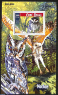 Guinea Bissau 2015 Owls, Mint NH, Nature - Birds - Birds Of Prey - Owls - Guinée-Bissau