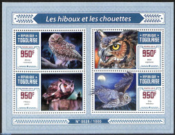 Togo 2015 Owls, Mint NH, Nature - Birds - Birds Of Prey - Owls - Togo (1960-...)