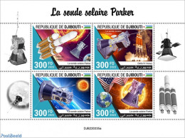 Djibouti 2022 Parker Solar Probe, Mint NH, Transport - Space Exploration - Yibuti (1977-...)