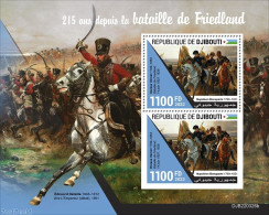 Djibouti 2022 215 Years Since The Battle Of Friedland, Mint NH, History - Nature - Various - Militarism - Napoleon - H.. - Militares