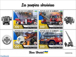 Djibouti 2022 Ukrainian Firefighters, Mint NH, Transport - Fire Fighters & Prevention - Bombero