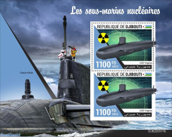 Djibouti 2022 Nuclear Submarines, Mint NH, Transport - Ships And Boats - Boten