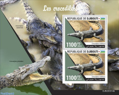 Djibouti 2022 Crocodiles, Mint NH, Nature - Crocodiles - Yibuti (1977-...)