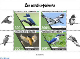 Djibouti 2022 Kingfishers, Mint NH, Nature - Kingfishers - Dschibuti (1977-...)