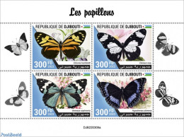 Djibouti 2022 Butterflies, Mint NH, Nature - Butterflies - Yibuti (1977-...)