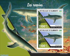 Djibouti 2022 Sharks, Mint NH, Nature - Sharks - Yibuti (1977-...)