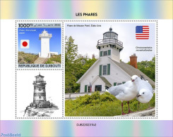 Djibouti 2022 Lighthouses, Mint NH, Various - Lighthouses & Safety At Sea - Phares