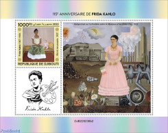 Djibouti 2022 115th Anniversary Of Frida Kahlo, Mint NH, Art - Paintings - Yibuti (1977-...)