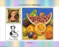 Djibouti 2022 115th Anniversary Of Frida Kahlo, Mint NH, Art - Paintings - Djibouti (1977-...)