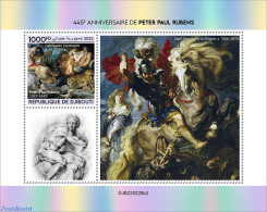 Djibouti 2022 445th Anniversary Of Peter Paul Rubens, Mint NH, Art - Paintings - Rubens - Djibouti (1977-...)