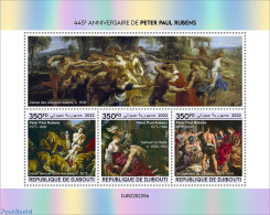 Djibouti 2022 445th Anniversary Of Peter Paul Rubens, Mint NH, Art - Paintings - Rubens - Yibuti (1977-...)