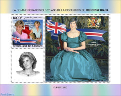 Djibouti 2022 25th Memorial Anniversary Of Princess Diana, Mint NH, Health - History - Red Cross - Charles & Diana - K.. - Rotes Kreuz