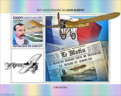 Djibouti 2022 150th Anniversary Of Louis Blériot, Mint NH, Transport - Aircraft & Aviation - Airplanes