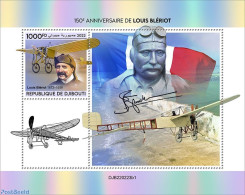 Djibouti 2022 150th Anniversary Of Louis Blériot, Mint NH, Transport - Aircraft & Aviation - Airplanes