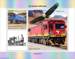 Djibouti 2022 African Trains (South African Class 10E1, Series 1), Mint NH, Transport - Railways - Trains