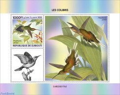 Djibouti 2022 Hummingbirds (Phaethornis Yaruqui), Mint NH, Nature - Hummingbirds - Djibouti (1977-...)