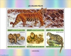 Djibouti 2022 Big Cats, Mint NH, Nature - Cat Family - Dschibuti (1977-...)