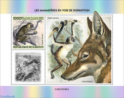 Djibouti 2022 Endangered Mammals, Mint NH, Nature - Animals (others & Mixed) - Monkeys - Dschibuti (1977-...)