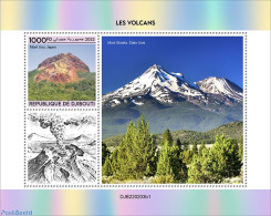 Djibouti 2022 Volcanoes , Mint NH, Nature - Sport - Trees & Forests - Mountains & Mountain Climbing - Rotary, Club Leones