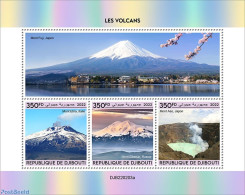 Djibouti 2022 Volcanoes , Mint NH, Sport - Mountains & Mountain Climbing - Klimmen