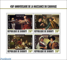 Djibouti 2022 450th Anniversary Of Caravaggio, Mint NH, Art - Paintings - Dschibuti (1977-...)