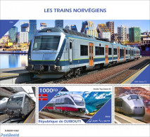 Djibouti 2022 Norwegian Trains, Mint NH, Transport - Railways - Eisenbahnen