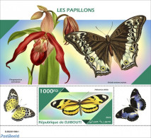 Djibouti 2022 Butterflies, Mint NH, Nature - Butterflies - Yibuti (1977-...)