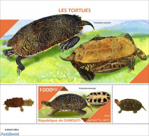 Djibouti 2022 Turtles, Mint NH, Nature - Turtles - Djibouti (1977-...)