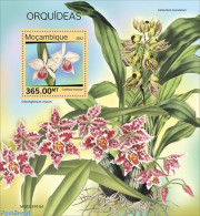 Mozambique 2022 Orchids, Mint NH, Nature - Flowers & Plants - Orchids - Mozambique