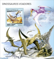 Mozambique 2022 Flying Dinosaurs, Mint NH, Nature - Prehistoric Animals - Prehistorics