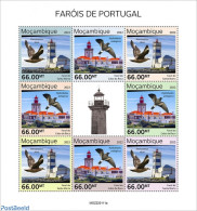 Mozambique 2022 Portuguese Lighthouses, Mint NH, Nature - Various - Birds - Lighthouses & Safety At Sea - Vuurtorens