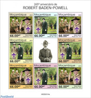 Mozambique 2022 165th Anniversary Of Robert Baden-Powell, Mint NH, Sport - Scouting - Mosambik