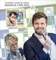 Mozambique 2022 World Chess Champion Magnus Carlsen, Mint NH, Sport - Chess - Schaken