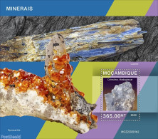 Mozambique 2022 Minerals, Mint NH, History - Geology - Mosambik