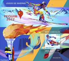 Mozambique 2022 Winter Games (Slalom) [s/s 365 MT], Mint NH, Sport - Olympic Winter Games - Skiing - Skiing