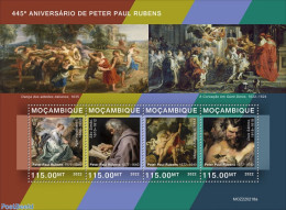 Mozambique 2022 445th Anniversary Of Peter Paul Rubens, Mint NH, Art - Paintings - Rubens - Mozambique