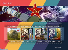 Mozambique 2022 Soyuz 11, Mint NH, Transport - Space Exploration - Mozambico