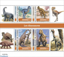 Guinea, Republic 2022 Dinosaurs, Mint NH, Nature - Prehistoric Animals - Prehistory - Vor- U. Frühgeschichte