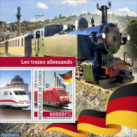 Guinea, Republic 2022 German Trains, Mint NH, Transport - Railways - Eisenbahnen